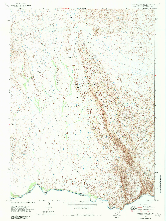 USGS 1:24000-SCALE QUADRANGLE FOR MARISCAL MOUNTAIN, TX 1971