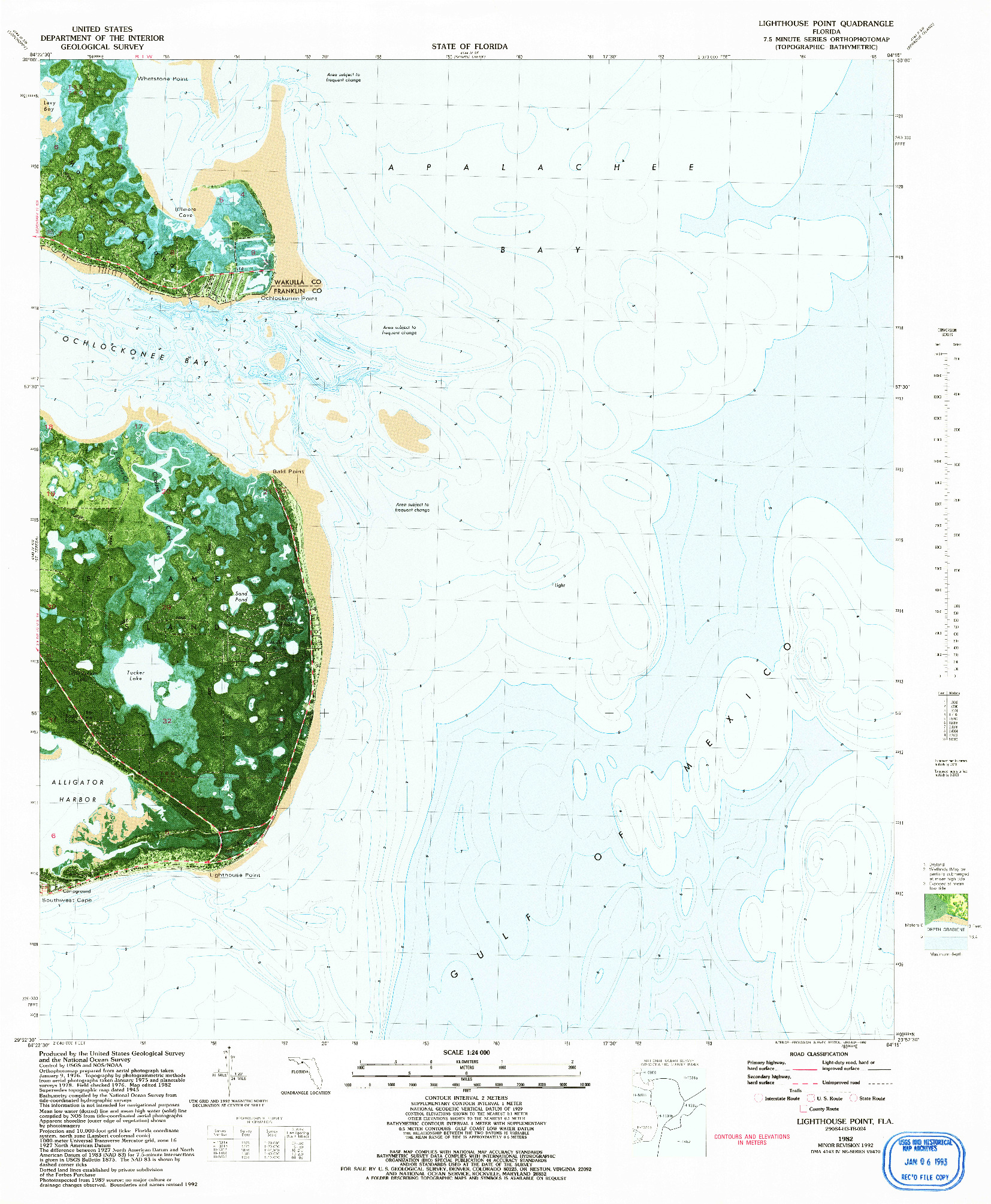 USGS 1:24000-SCALE QUADRANGLE FOR LIGHTHOUSE POINT, FL 1982