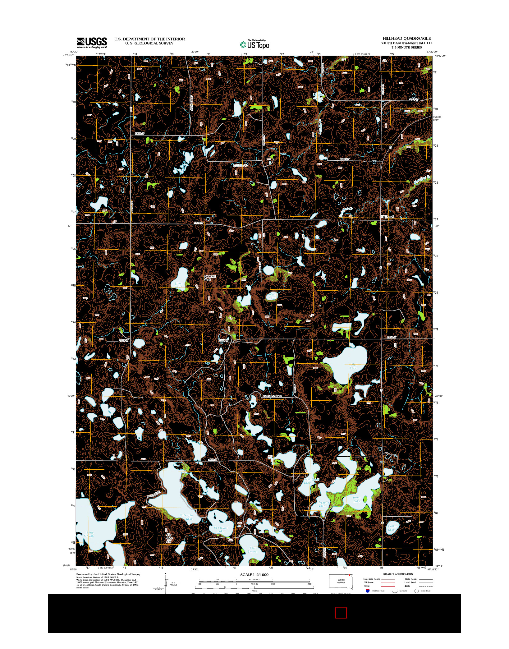 USGS US TOPO 7.5-MINUTE MAP FOR HILLHEAD, SD 2012