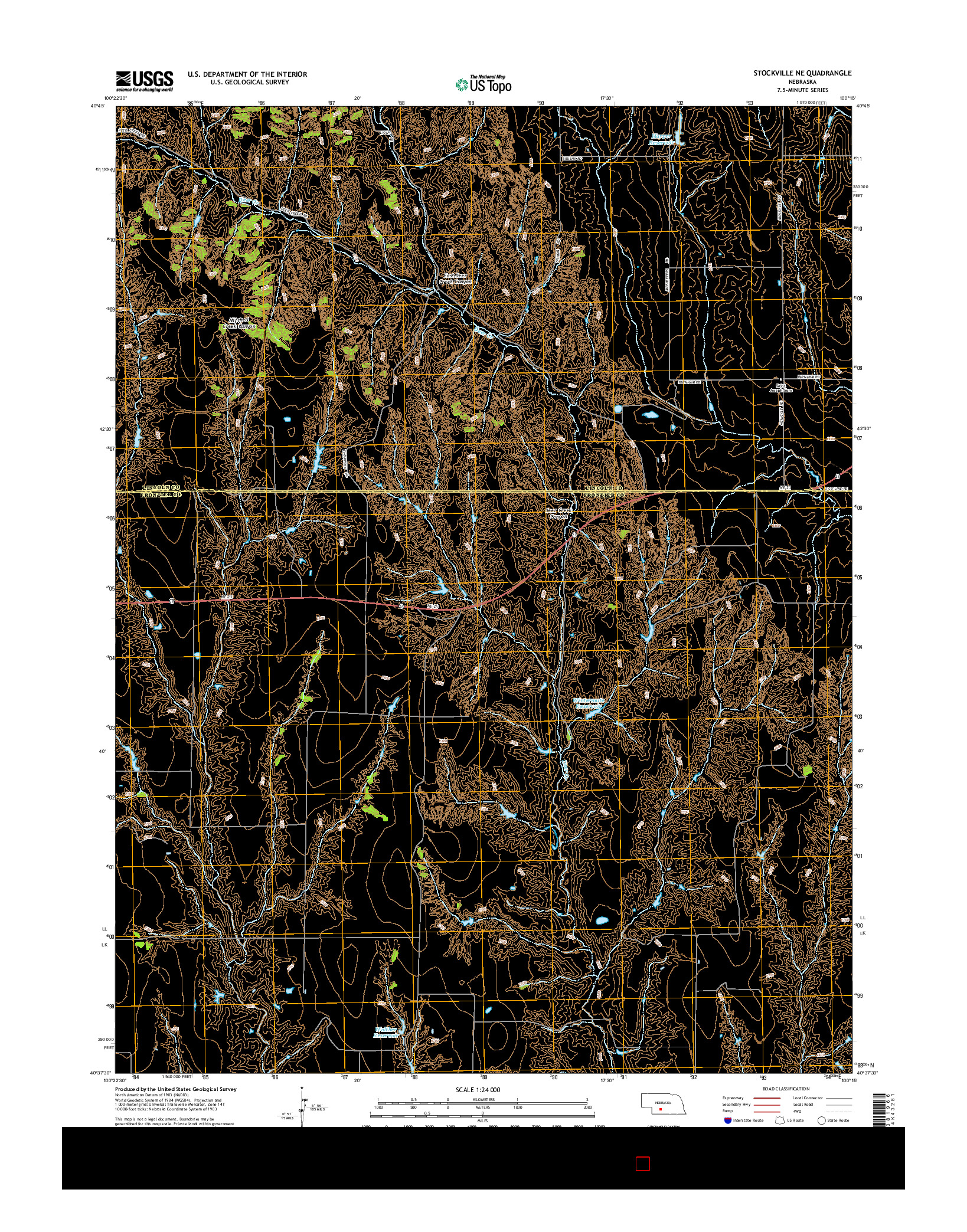 USGS US TOPO 7.5-MINUTE MAP FOR STOCKVILLE NE, NE 2014