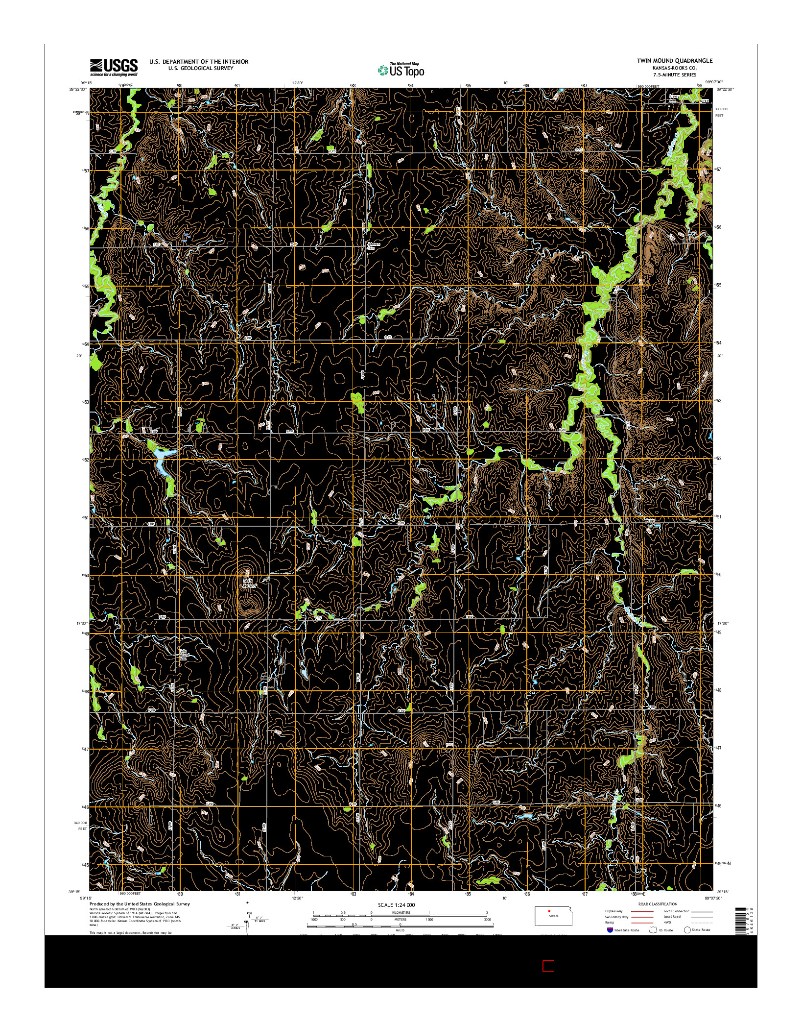 USGS US TOPO 7.5-MINUTE MAP FOR TWIN MOUND, KS 2015