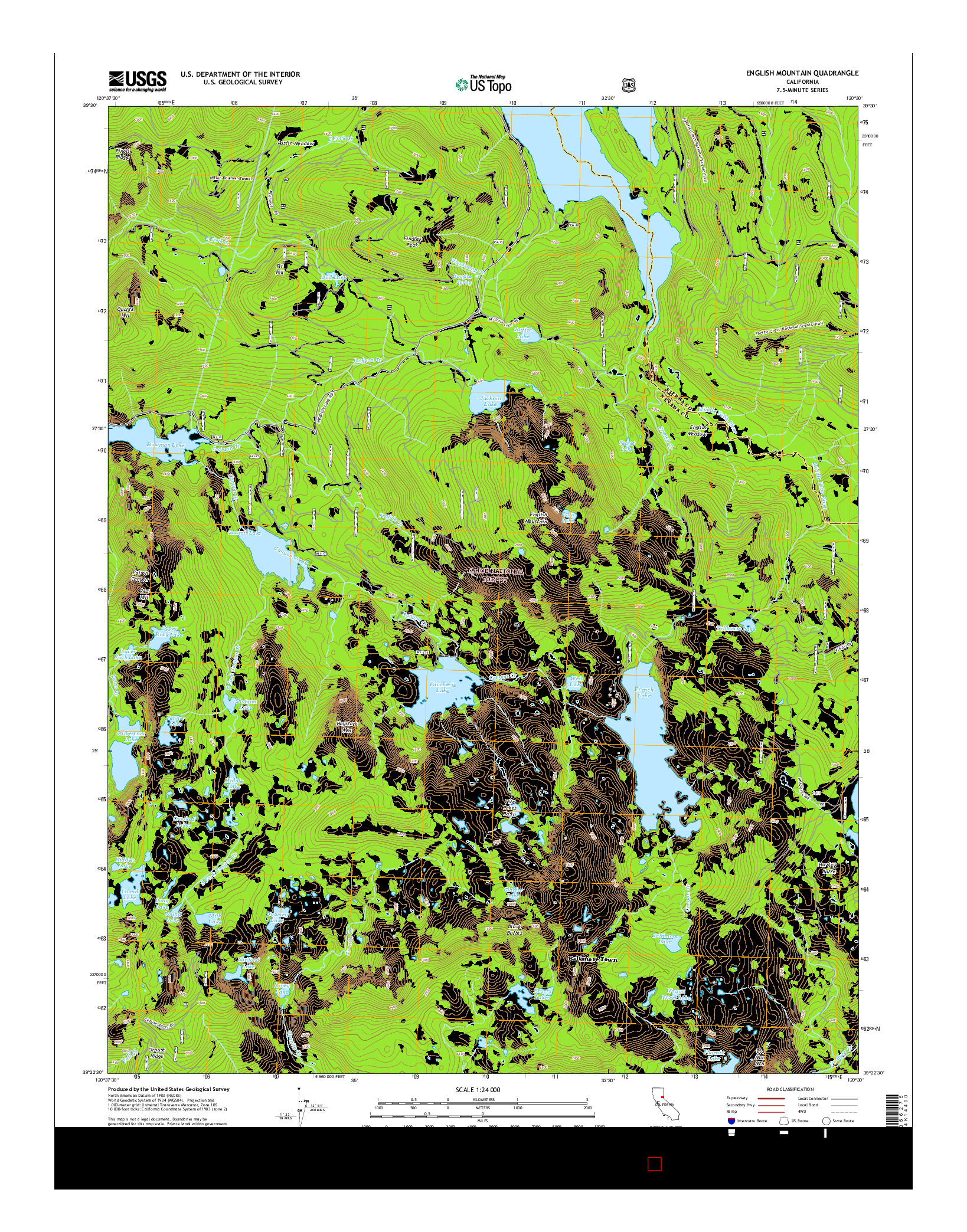USGS US TOPO 7.5-MINUTE MAP FOR ENGLISH MOUNTAIN, CA 2015