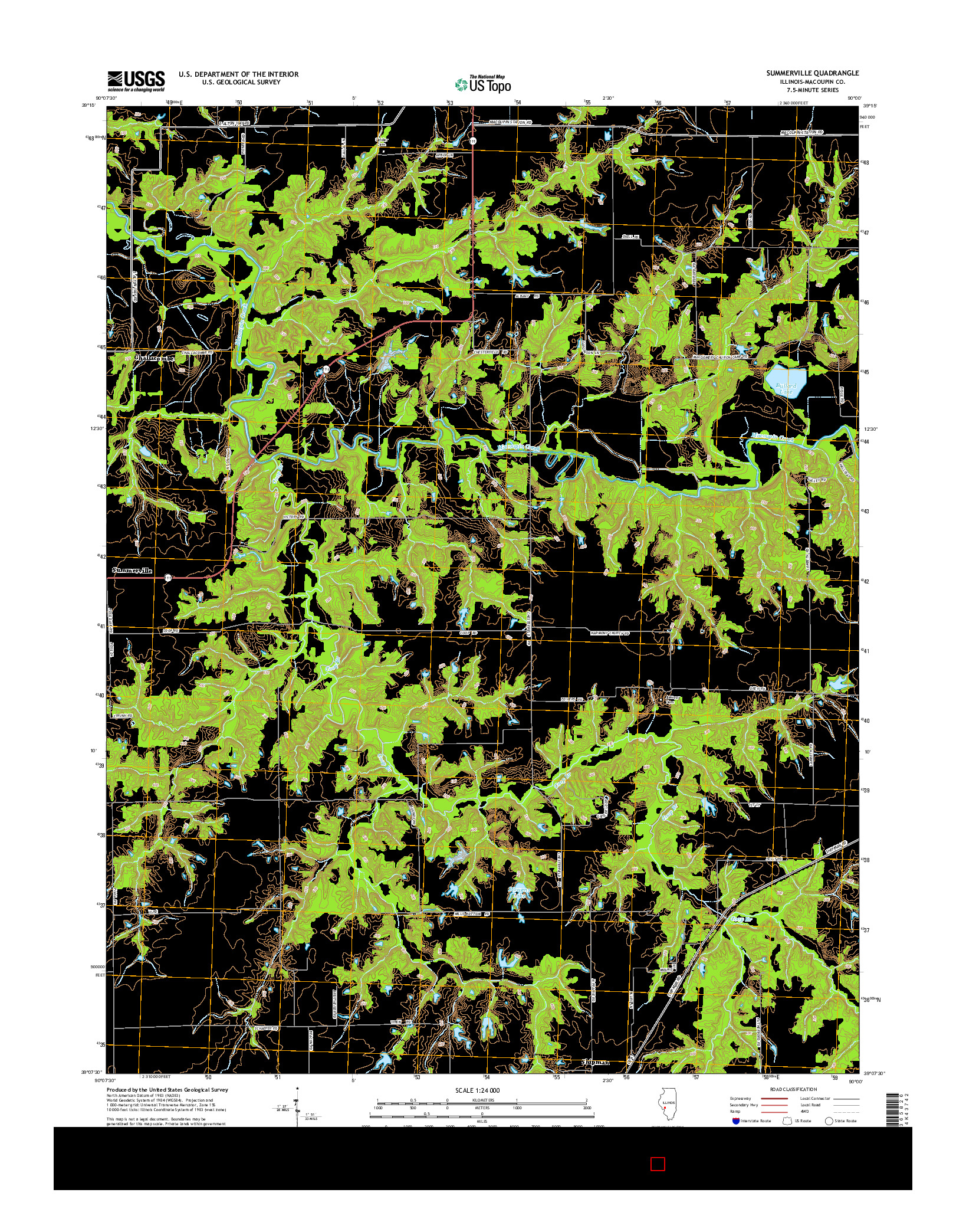 USGS US TOPO 7.5-MINUTE MAP FOR SUMMERVILLE, IL 2015