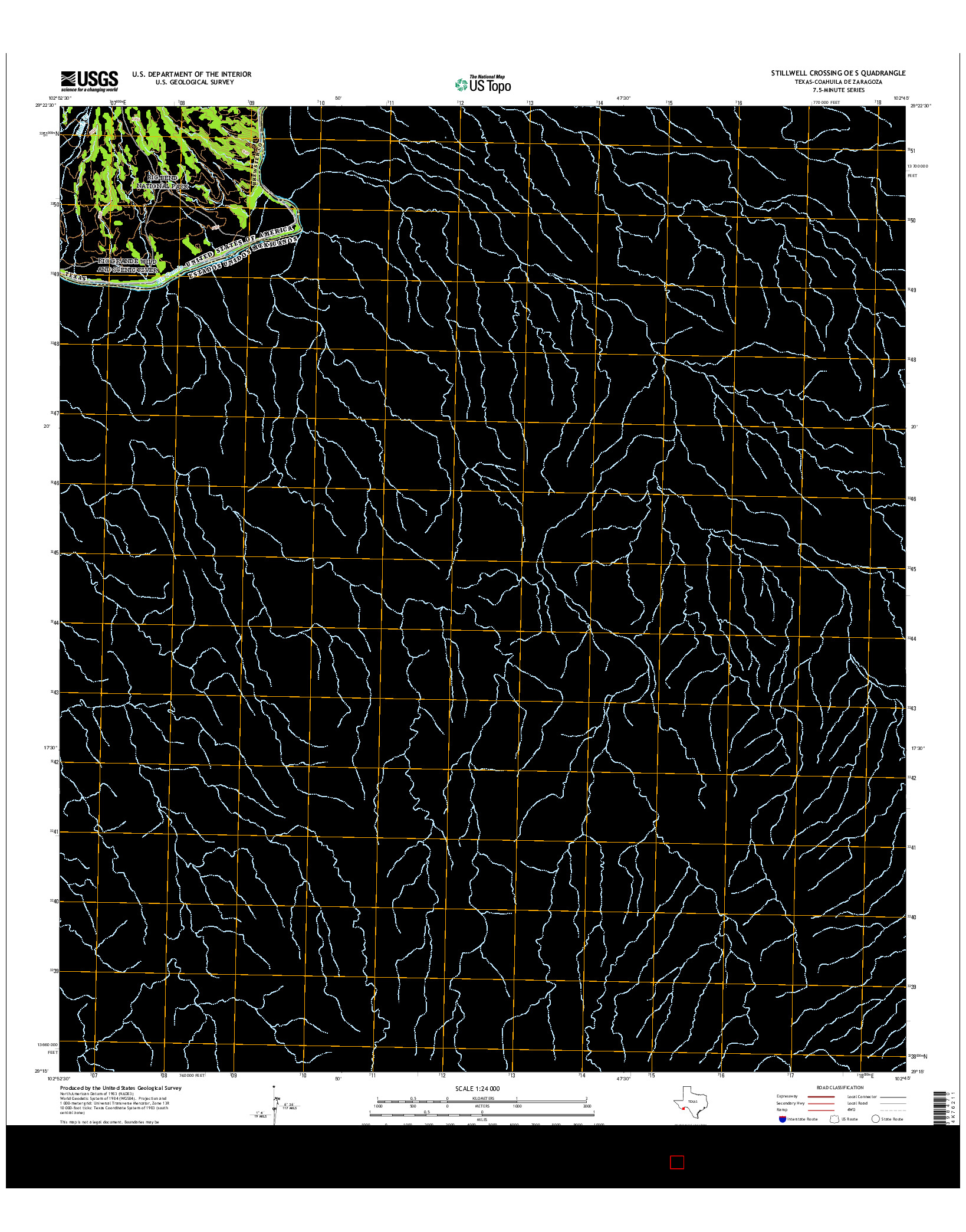 USGS US TOPO 7.5-MINUTE MAP FOR STILLWELL CROSSING OE S, TX-COA 2016