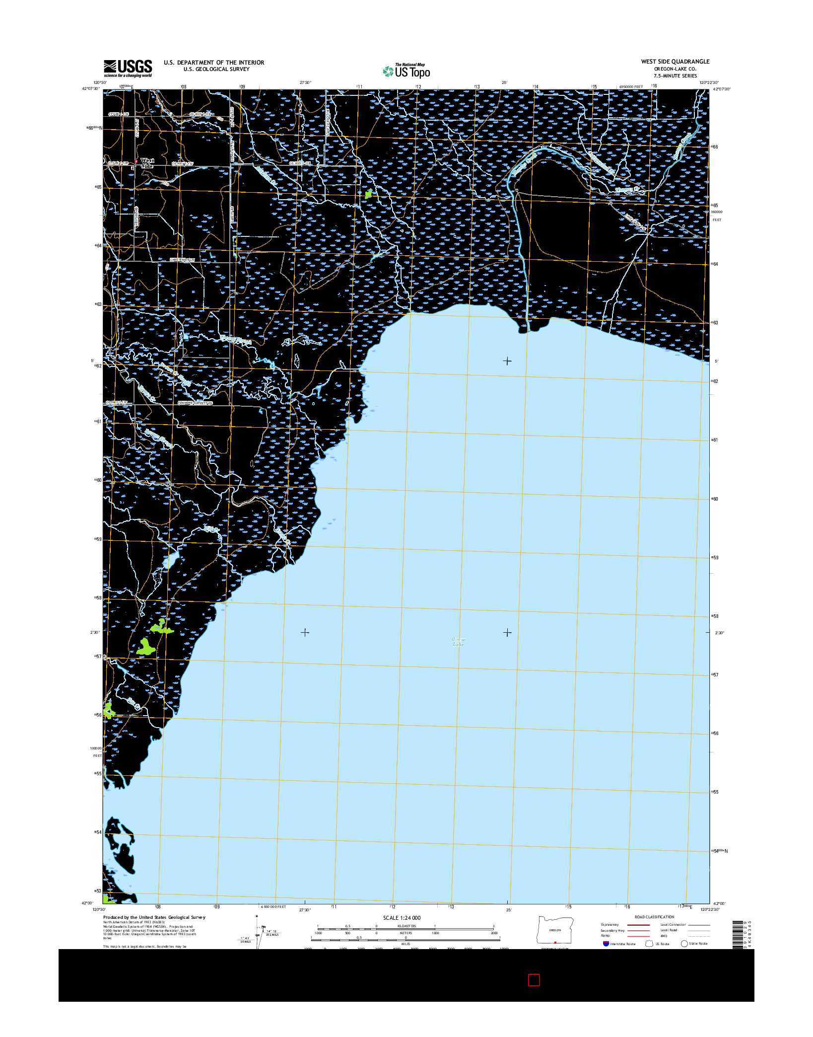 USGS US TOPO 7.5-MINUTE MAP FOR WEST SIDE, OR 2017