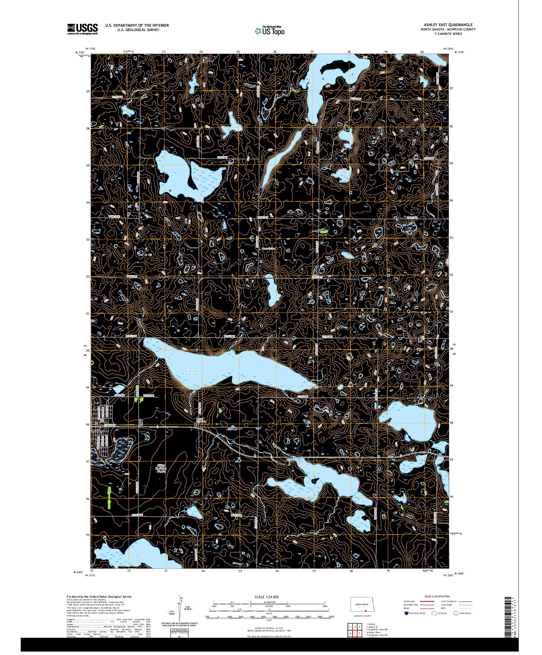 USGS US TOPO 7.5-MINUTE MAP FOR ASHLEY EAST, ND 2020