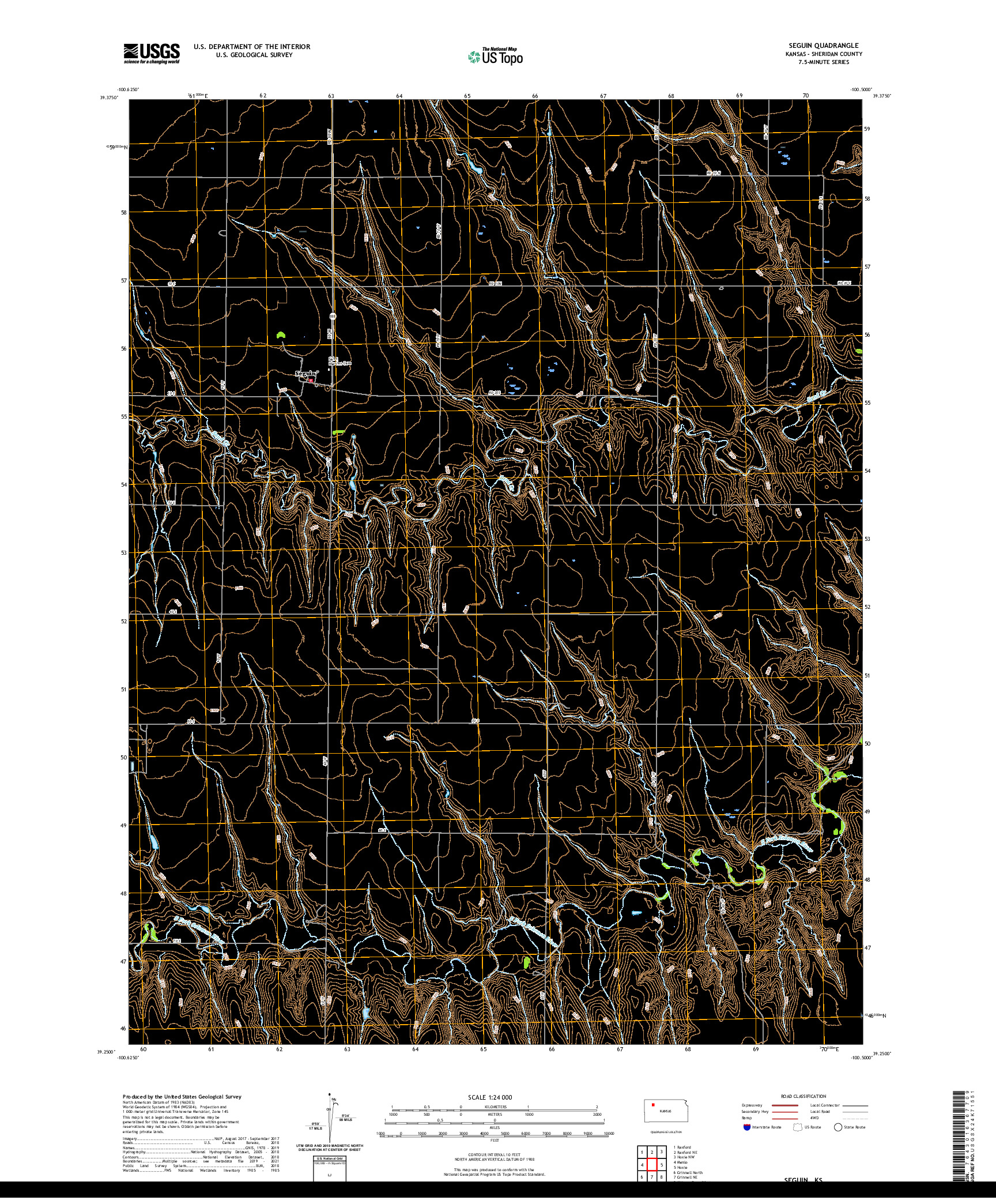 US TOPO 7.5-MINUTE MAP FOR SEGUIN, KS